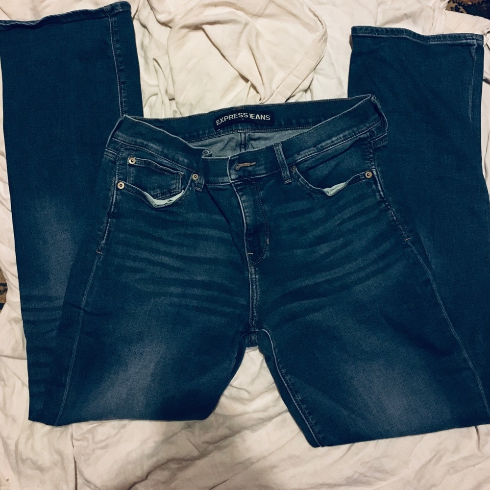 Express Barely Boot Jeans
